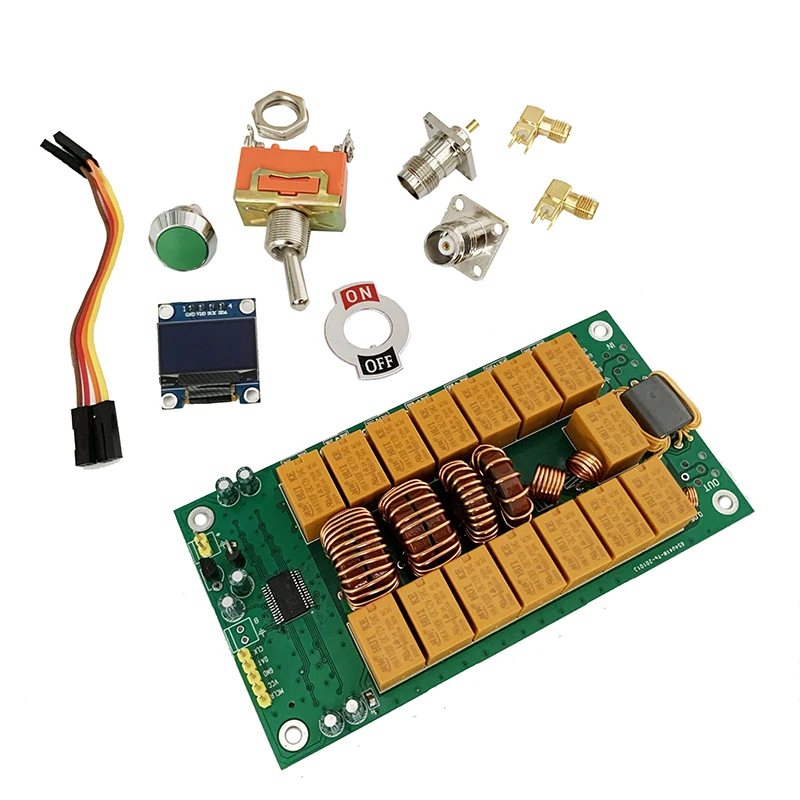 ATU 100 DIY комплекты 1 8 50 МГц 100mini автоматический антенный тюнер N7DDC 7x7 + OLED