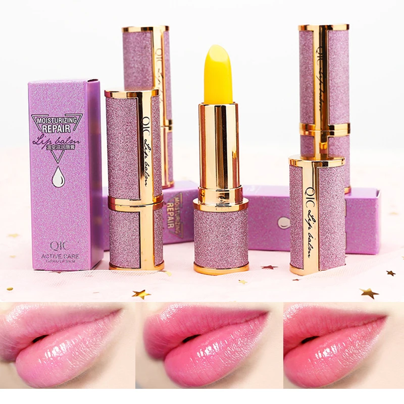 Увлажняющая водостойкая губная помада с изменением температуры вишни на осень и