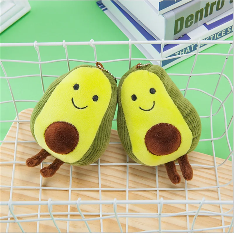 HANDANWEIRAN 1Pc13CM милые плюшевые фрукты авокадо игрушка заполненная PP Хлопок