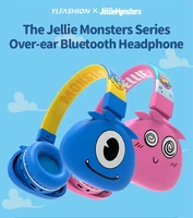 cute wireless kids headphones with micrphone for children boy stereo bass monsters music learning bluetooth headsets child gift
