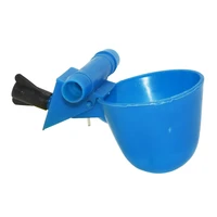 20 pcs chicken drinking cups quail waterer bowls bird blue glass animal husbandry tools automatic bird coop feeder drinking cups