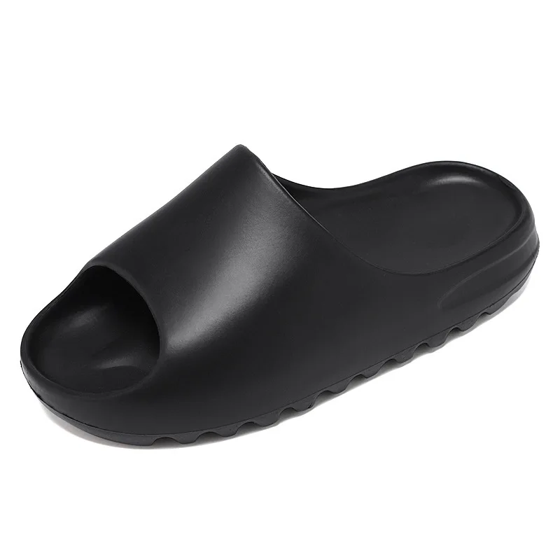 

Women's shoes Stepping on feces coconut slippers men and women wear summer slide thick-soled outdoor couple beach slippers