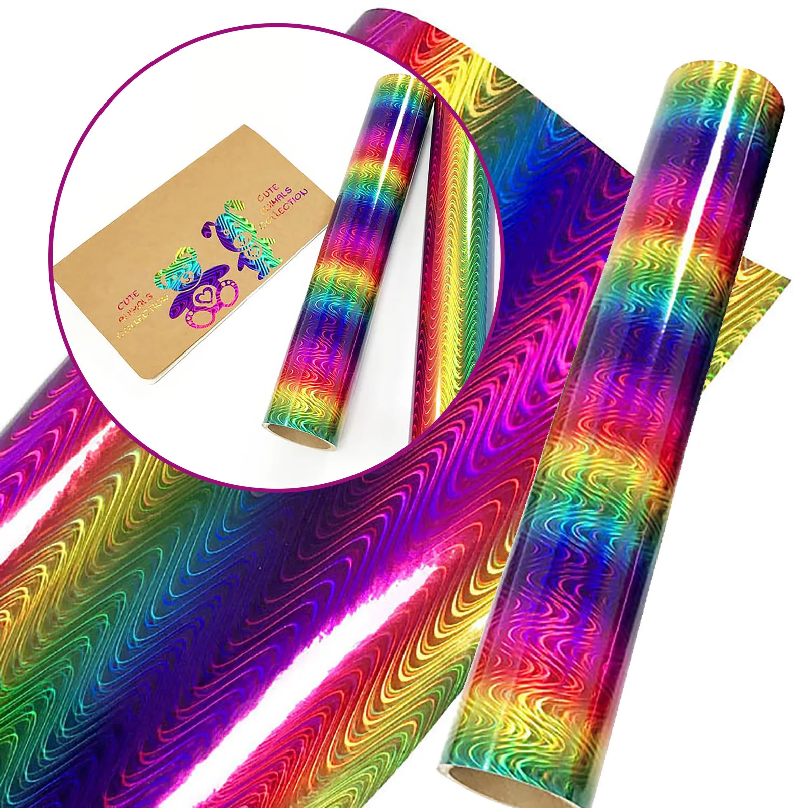 

1 Roll 12"x5'/30cmx150cm Vinyl Heat Transfer Iron On DIY Garment Film Cricut Silhouette Paper Art