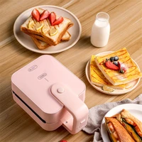 sandwich maker mini portable multi function breakfast machine nonstick bread pressure heating toast baking pan 220v 600w mb08