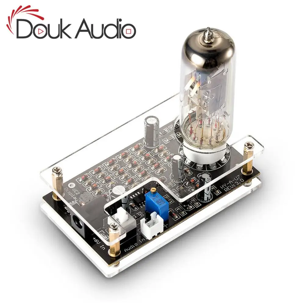 Douk аудио HiFi мини Magic Eye 6E2 EM87 предусилитель ламповый индикатор уровня звука VU метр плата драйвера с Чехол