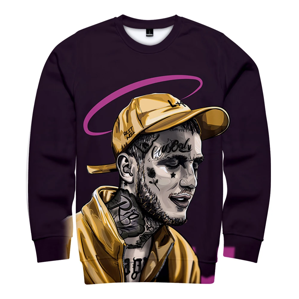 

Lil Peep Sweatshirt Hoodie Men Fashion Harajuku No Cap Round Neck Comfortable Sweatshirts Men Women xxxtentacion Tops Pullover