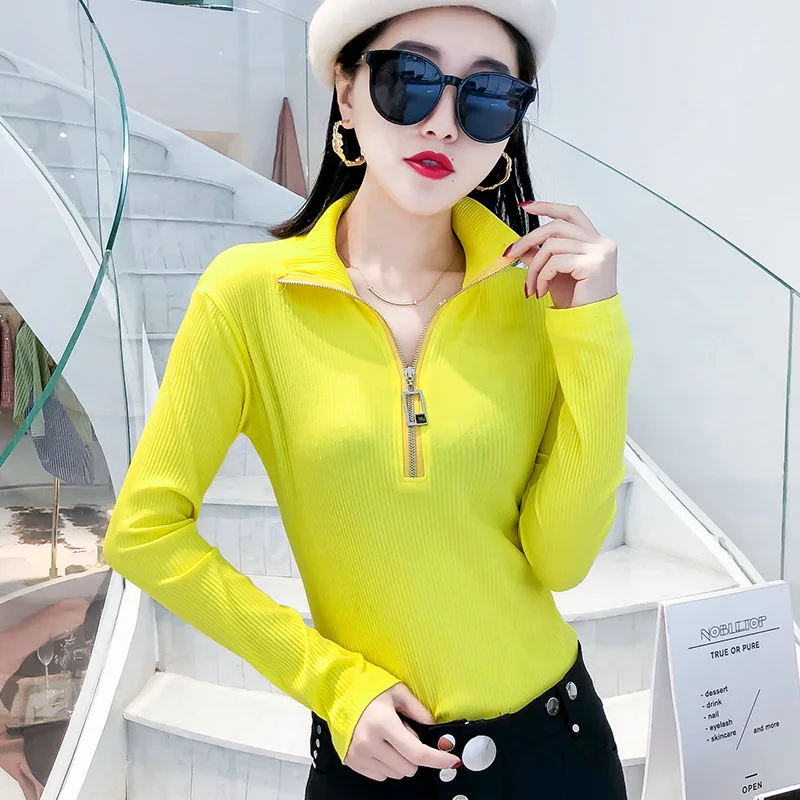 

Женские свитера 2019, осень и зима, свитер с высоким воротником, женский короткий свитер, Рождественский свитер