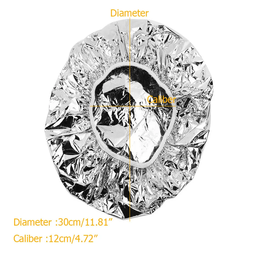 4 шт. одноразовые колпачки для укладки волос из алюминиевой фольги|Шапочки фольга