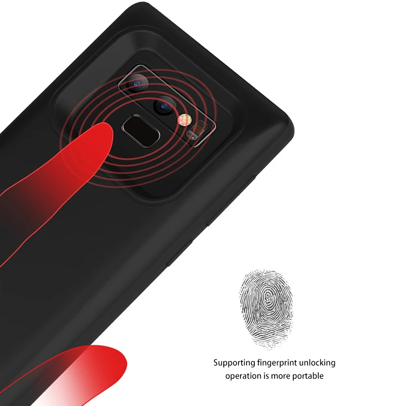 Чехол для зарядного устройства телефона 5000/6500 мАч чехол портативного Samsung Galaxy Note 8