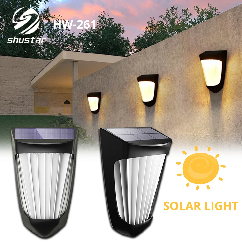 

10LED Solar Light Outdoor Waterproof Garden Courtyard Decoration Wall Light Intelligent Light Control Solar Street Light