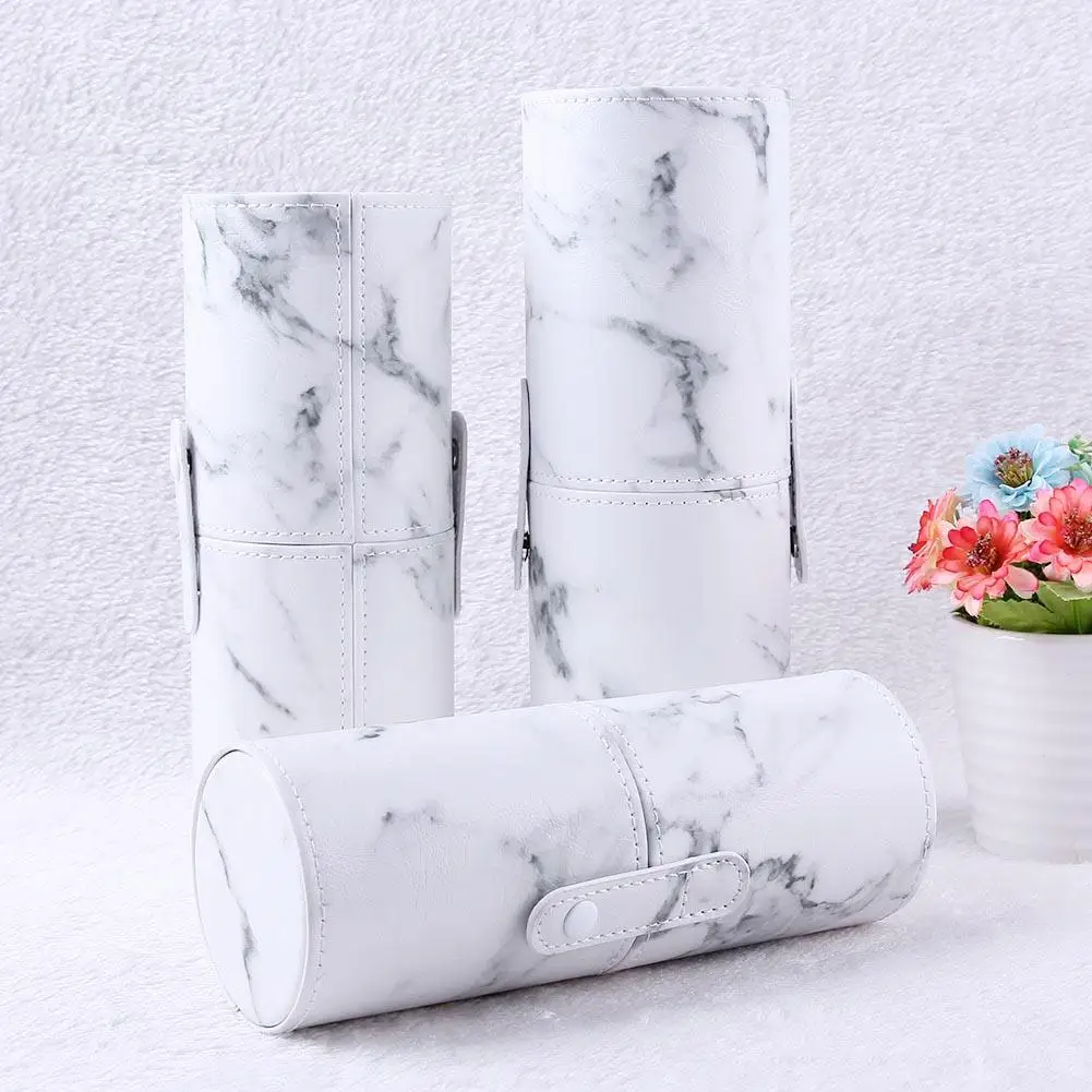 Сумка держатель для кистей макияжа портативный дорожный пустой контейнер из