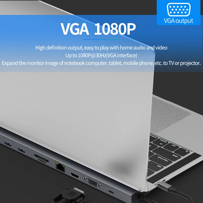 Набор контактов для тестирования 10 в 1 мульти Порты и разъёмы Usb C концентратор