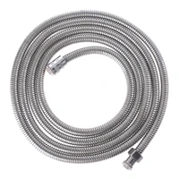 3m stainless steel flexible shower hose bathroom water heater hose replace pipe