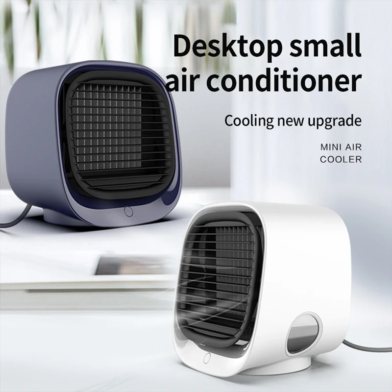 

2021 New Mini Air Cooler Fan Portable Air Conditioner Easy Air Cooler Fan Desktop Air Cooling Fan Purifier With Water Tank Fans