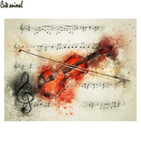 full square drill 5d diy diamond painting violin musical notes sheet music embroidery cross stitch home decor christmas gift