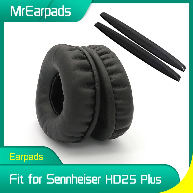 

MrEarpads Earpads For Sennheiser HD25 Plus HD25-Plus Headphone Headband Rpalcement Ear Pads Earcushions Parts
