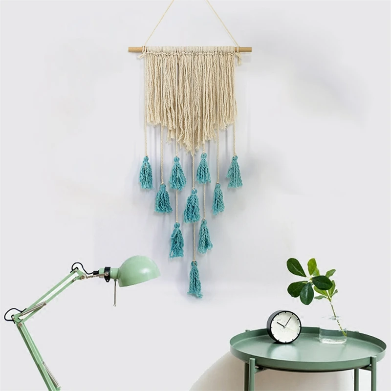 

Patchwork Hanging Tapestry Handmade Wall Macrame Wedding Ceremony Backdrop Wall Art Wedding Home Living Room Decoration