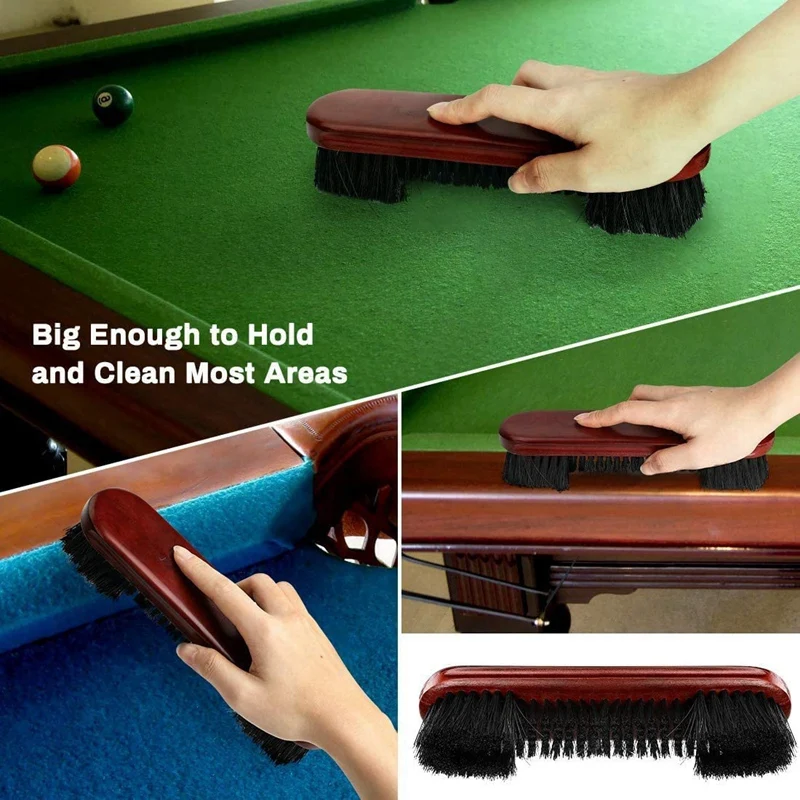 Набор кистей для бильярда комплект из 2 предметов аксессуары угловые щетки