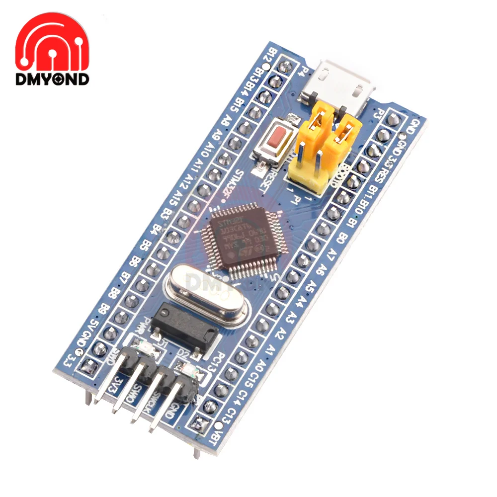 

Минимальная системная плата Stm32f103c8t6 с имитацией SWD, интерфейсом для отладки загрузки, USB зарядка, стандартный ЦП tm-M3 OEM