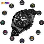 SKMEI хронограф Для мужчин спортивные часы 2020 компас шагомер Роскошные наручные часы для Meskie Для мужчин мужской напольные часы Relogio Masculino
