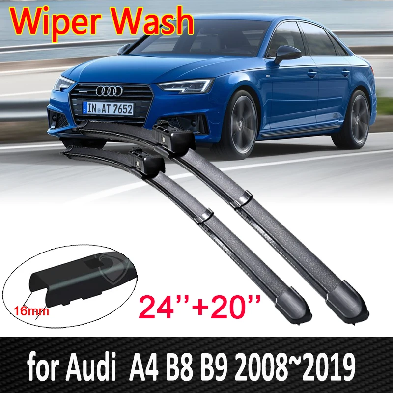 

Car Wiper Blades for Audi A4 B8 B9 2008~2019 Front Windscreen Windshield Brushes Wipers 2009 2010 2015 2016 2017 2018 Car Goods