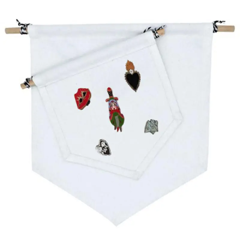 1 шт. медаль дисплей баннер DIY ремесла значок флаг наклейки на стену Простой Холст