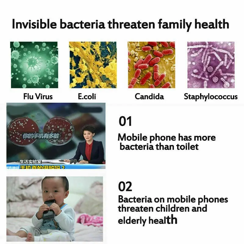 Портативное дезинфицирующее средство для телефона USB стерилизатор бактерий УФ