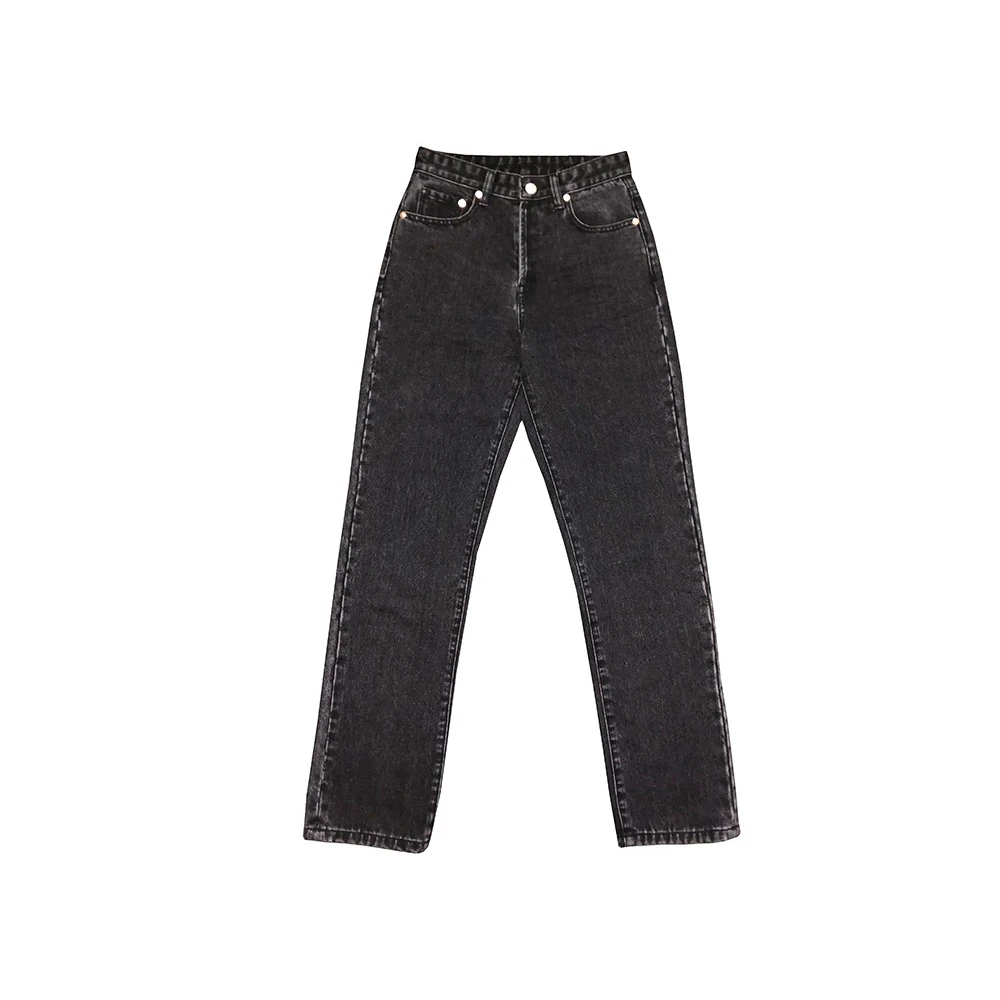 

Baggy Jeans For Women 2020 Boyfriend Mom Jeans High Waist Black Loose Straight Denim Pants J20