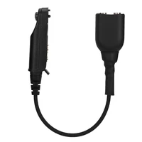 portable k head 2pin walkie talkie audio cable adapter walkie talkie accessories suitable for baofeng bf 9700 a 58 uv xr