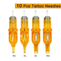 biomaser 10pcs disposable semi permanent makeup tattoo cartridge needle rlrmm1rs tattoo gun supplies 3rs5rs7rs9rs11rs
