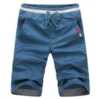 Мужские хлопковые Укороченные спортивные штаны Mountainskin, уличные штаны-шаровары в стиле хип-хоп, прямые шорты для весны и лета