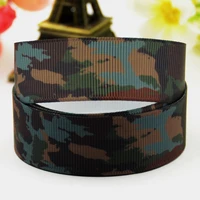 22mm 25mm 38mm 75mm ruban satin camouflage cartoon character printed grosgrain ribbon party decoration x 01197 10 yards