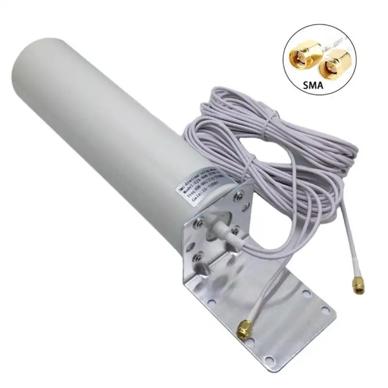 

WiFi Antennas 4G LTE Outdoor Barrel Antenna Waterproof SMA CRC9 TS9 Omni Antenne High Gain 698-2700MHz For Huawei Router Modem