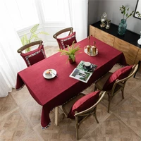 nordic solid color embroidered tablecloth table cloth mats wedding dining party home decor table cloth cover
