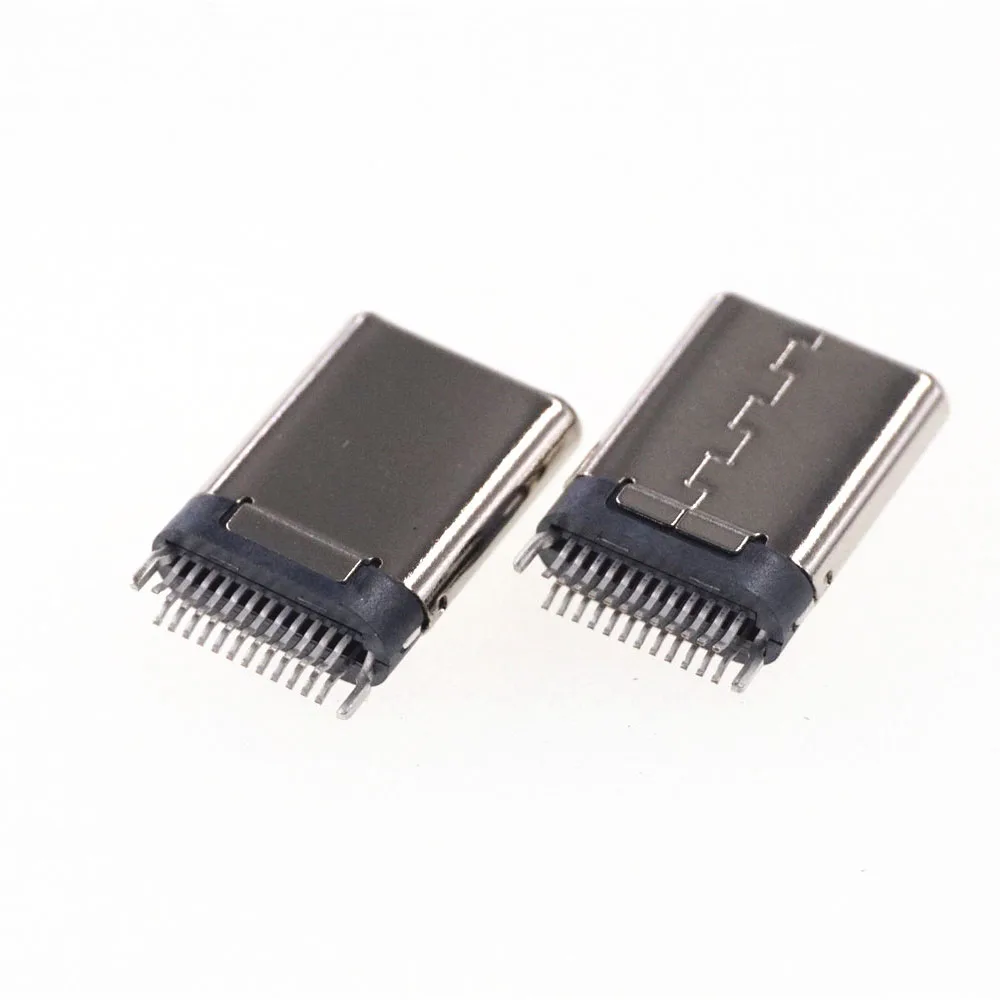 50 штук в наборе USB 3 1 Тип C разъем 24 Pin типа папа преддошкольного возраста Штанины
