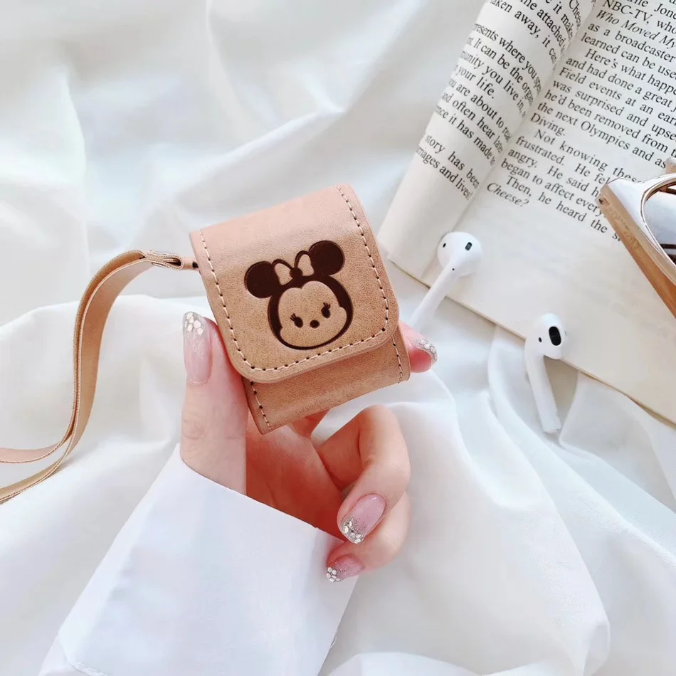 665A4 Чехол для наушников для Apple Airpods 2, чехол, кожаный защитный чехол для Apple Air Pods, наушники, роскошная коробка, наушники, аксессуары, сумки - Цвет: 665A4