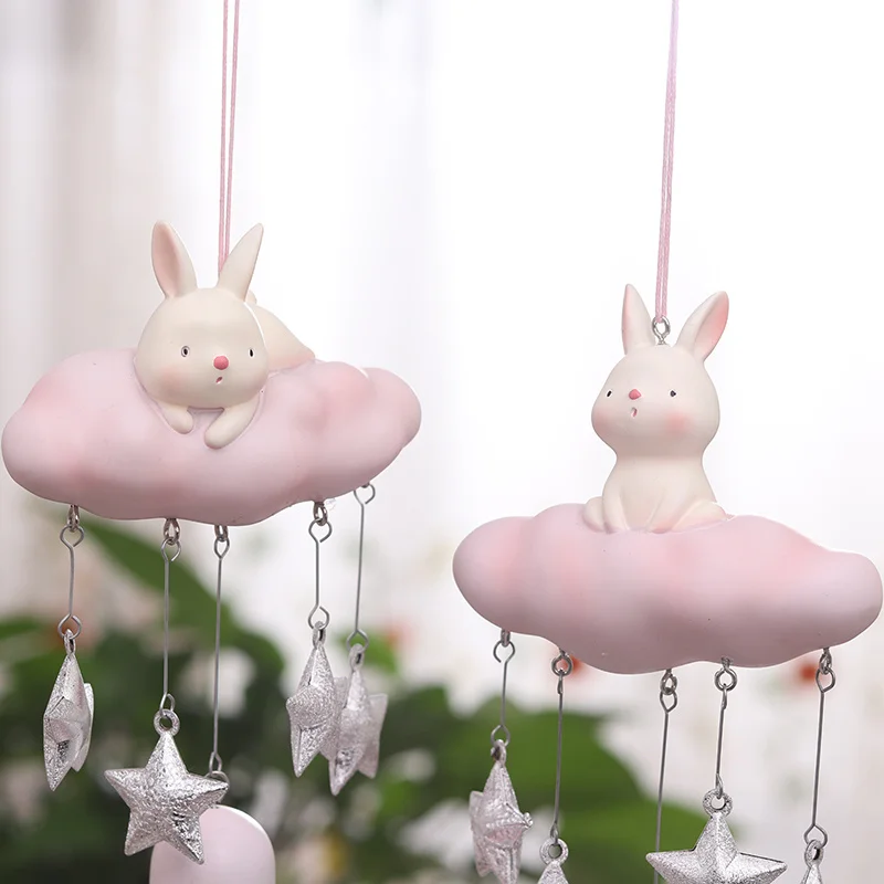 Каучуковые ветряные колокольчики декор для комнаты девочки домашнее украшение с