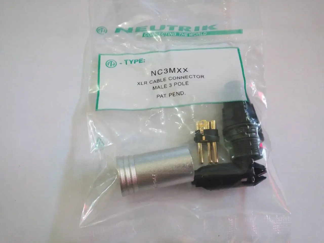 20 шт./лот 10 шт. NC3FXX и 10 шт. NC3MXX NCK мужской и женский набор 3Pin XLR разъем withe