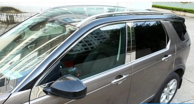 Для Land Rover Discovery Sport 2015 2016 2017 полная отделка оконного порога из нержавеющей стали