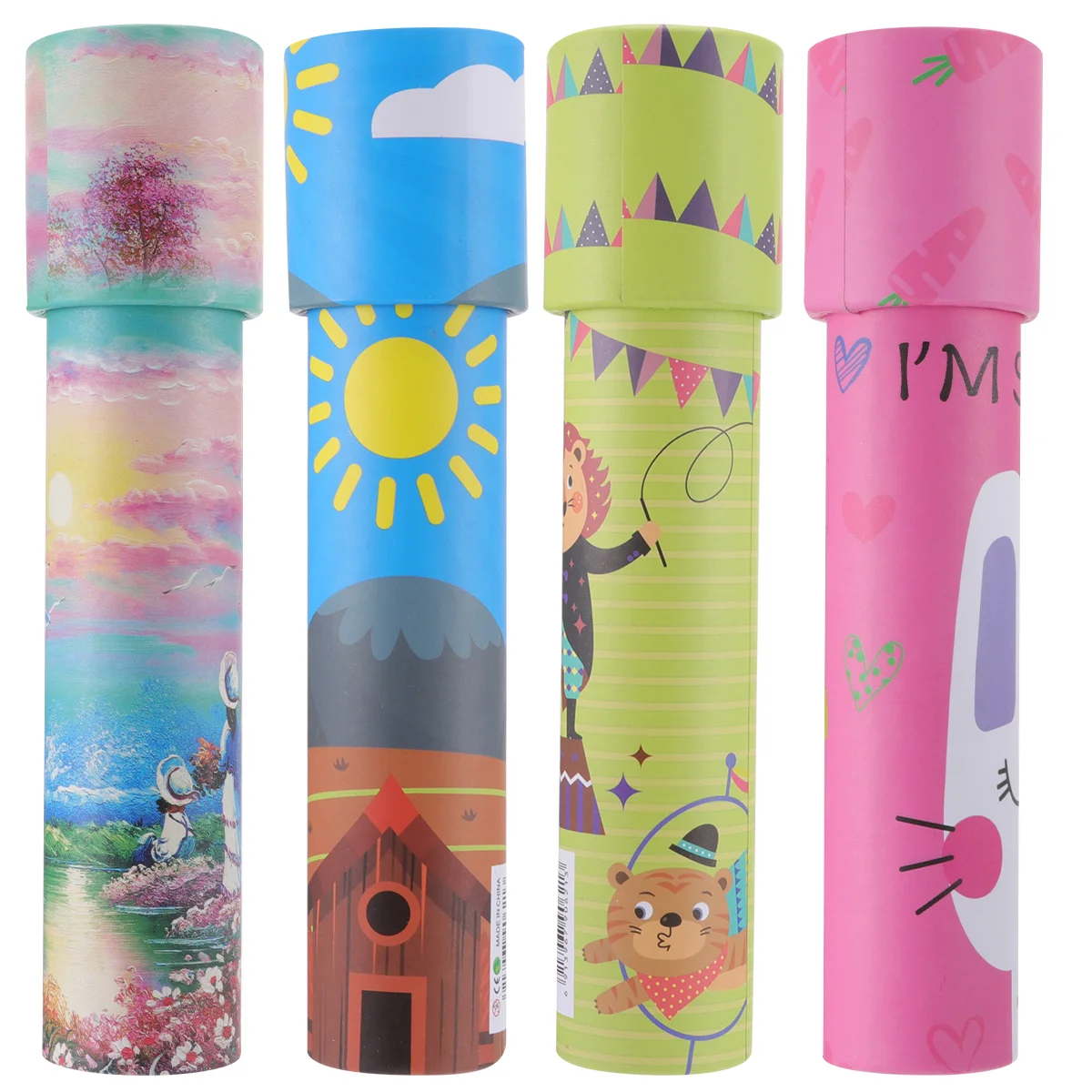 

4pcs Funny Kaleidoscope Children Educational Toys Kaleidoscope Plaything