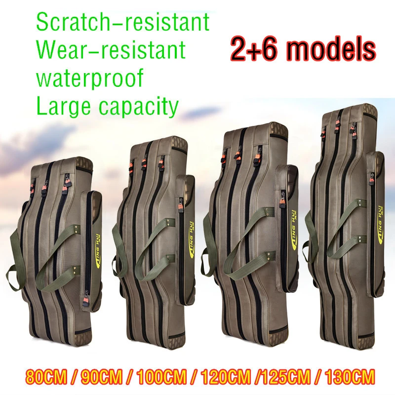 Новый рыболовный рюкзак Водонепроницаемый жесткий чехол удочка для удочки