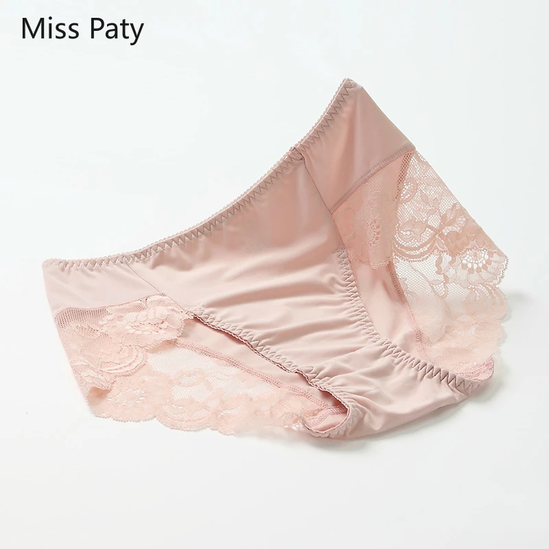 3 шт./лот качественные сексуальные женские трусики кружевное Шелковое Розовое