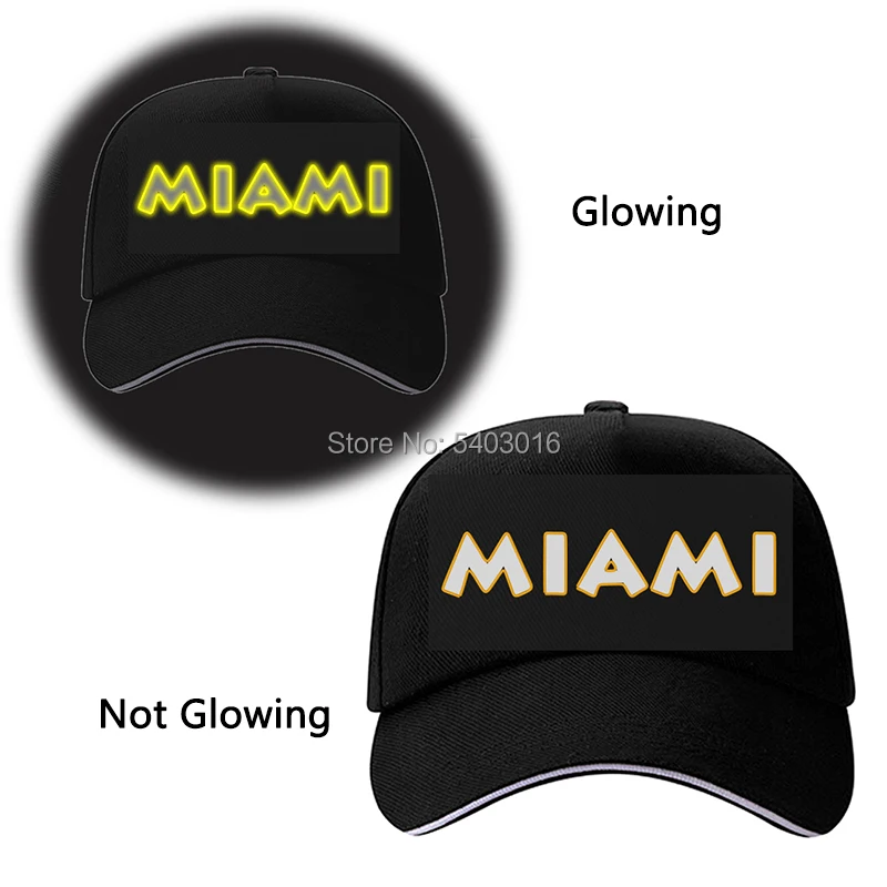 Новый модный светодиодный светильник мигающая бейсболка 10 цвета на выбор ed
