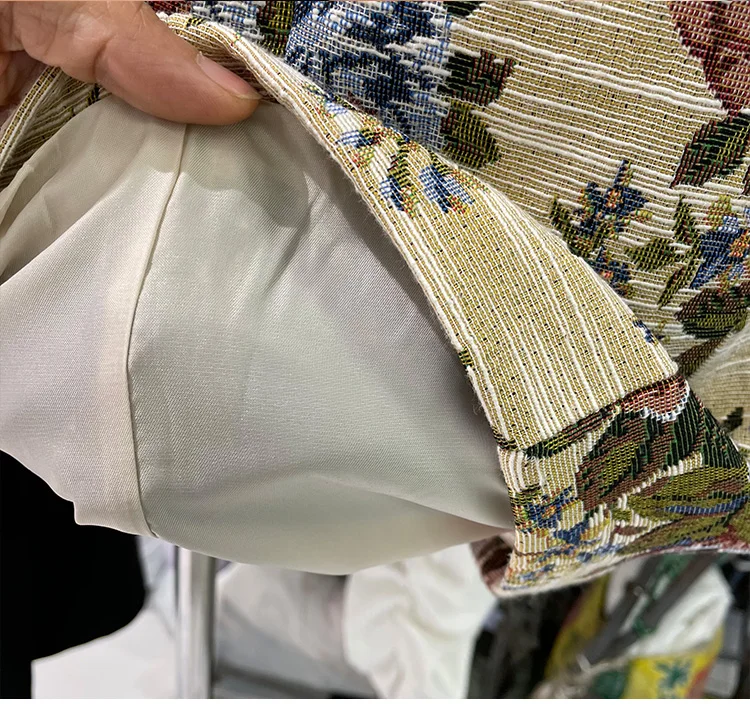 

Vintage Elegant Print Flower Puff Sleeve Dress 2021 Spring Autumn New Long Sleeve Women's Square Collar Dress femme Clothes