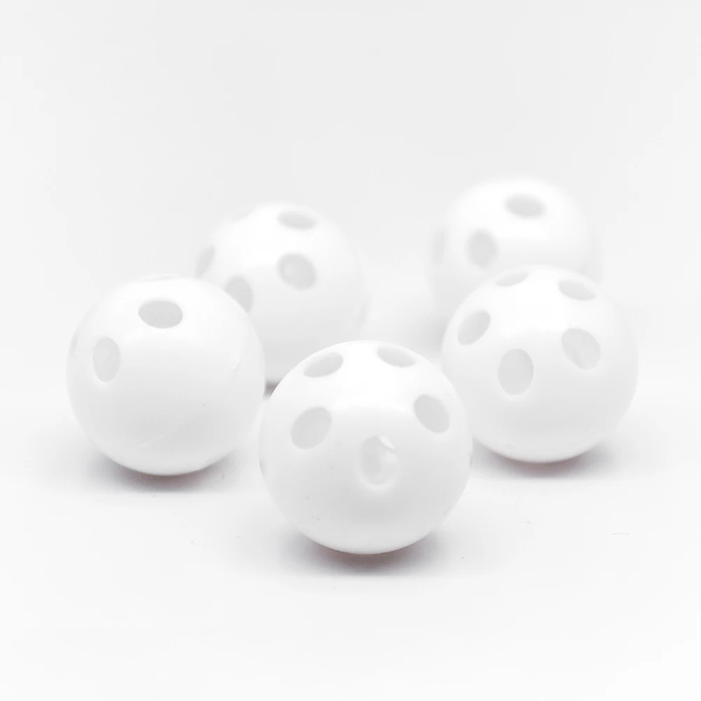 24 мм пластмассовый шарик-погремушка Высококачественная вставка для