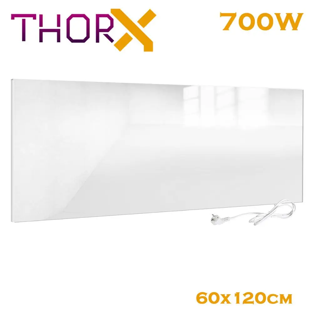 ThorX A700-W инфракрасный обогреватель панель 700 Ватт 60x120 см белое стекло углеродный