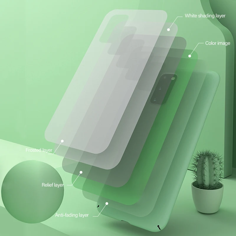 ultra thin matte hard pc phone case for samsung galaxy s20 s10 e 5g s9 s8 note 10 9 plus shockproof cover free global shipping