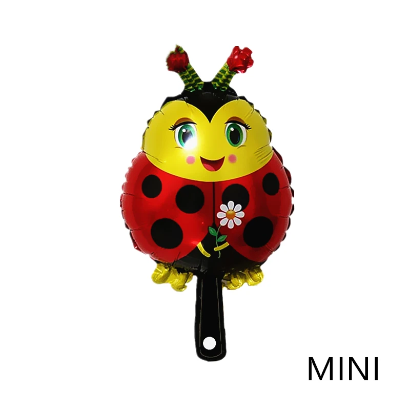 

Mini Animal Foil Balloon Ladybug Snail Frog Butterfly Children Birthday Gift Party Decoration Background Baby Shower