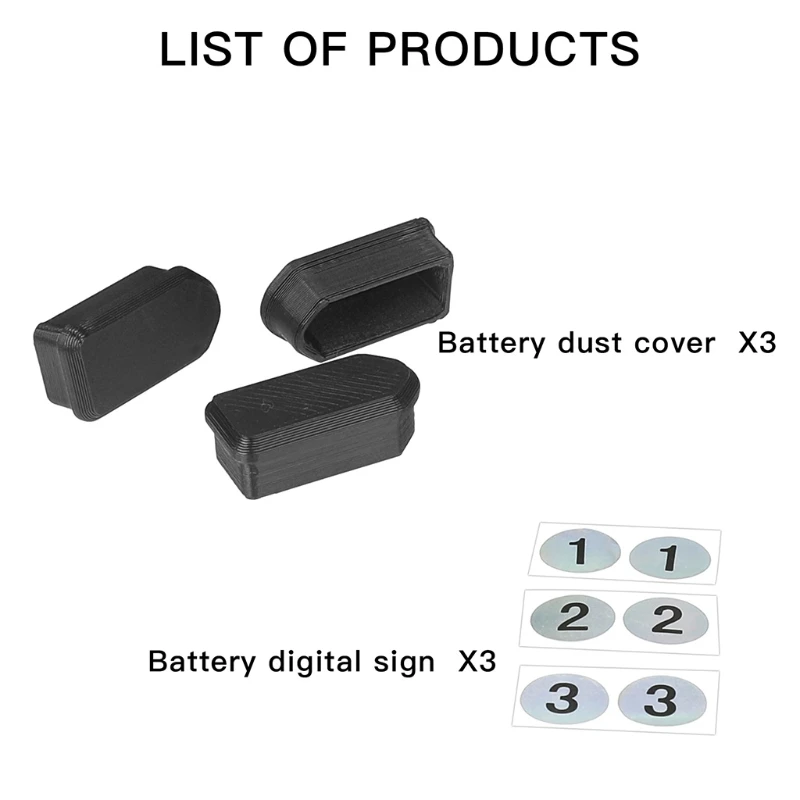 

Battery Dustproof Cover Aircraft Protective Cover for FPV Combo Accessories Charging Port 11UB