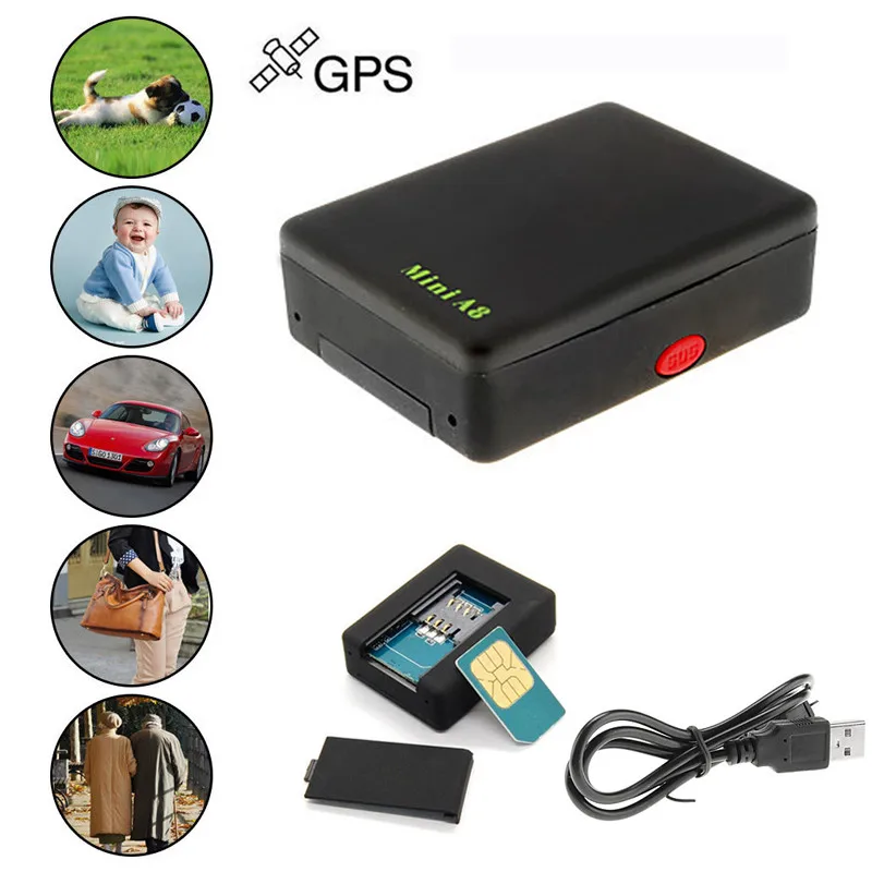 Глобальный локатор Real Mini Time Car Kids A8 GSM/GPRS/GPS трекер Отслеживание|Комплекты